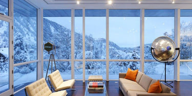 GID Iron Steel Thermal Break French Doors