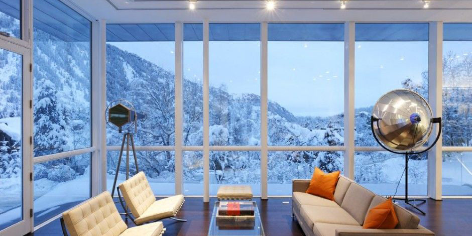 GID Iron Steel Thermal Break French Doors