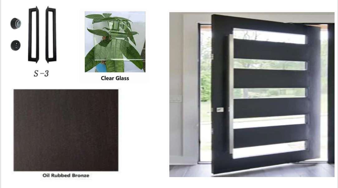 Balance Custom link for Krystyn Russell GID Iron Frame Pivot Entry Door
