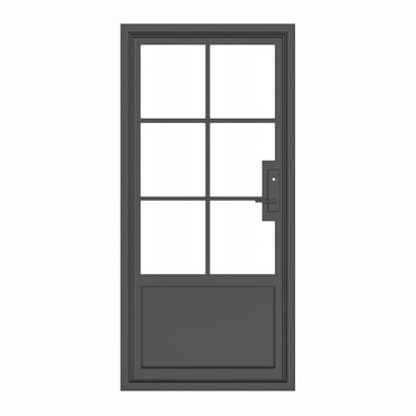 glory iron doors iron front single french door with black color finish