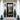 GID Iron Entry Single Front Door with Clear Tempered Glass