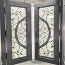 glory wrought iron double door with high insulation performance