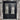 gid thermal break iron door with double pane tempered glass