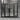 Black steel French front door with clear glass sidelights