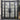 Iron French Front door with sidelights and transom for grand entry