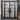 Thermal break iron front door with full glass entry system