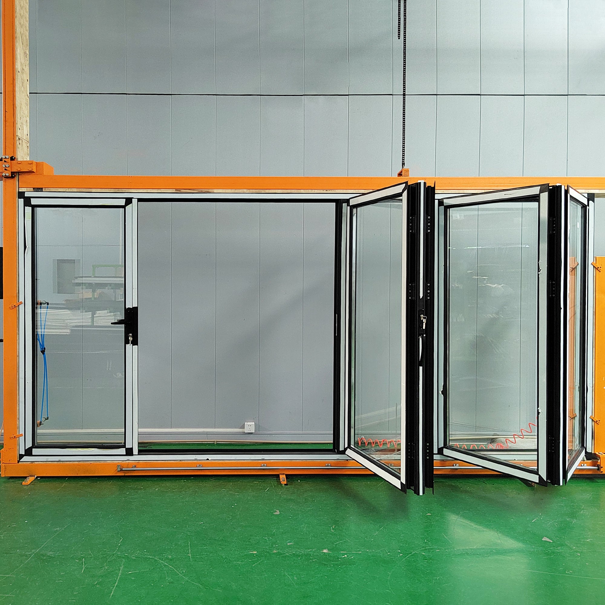 GID Best Quality Aluminum Alloy 5 Panels Bifolding Door ABF005