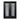 wrought iron double entry door with sandy glass and square top