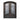 Customized wrought iron double door with eyebrow arched top