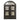 round transom wrought iron thermal break double door with crash bar