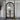 Black iron french double door with 4lites