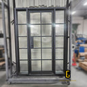 Insulated French front door with sidelights