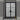 Insulated frosted glass French door for exterior entry