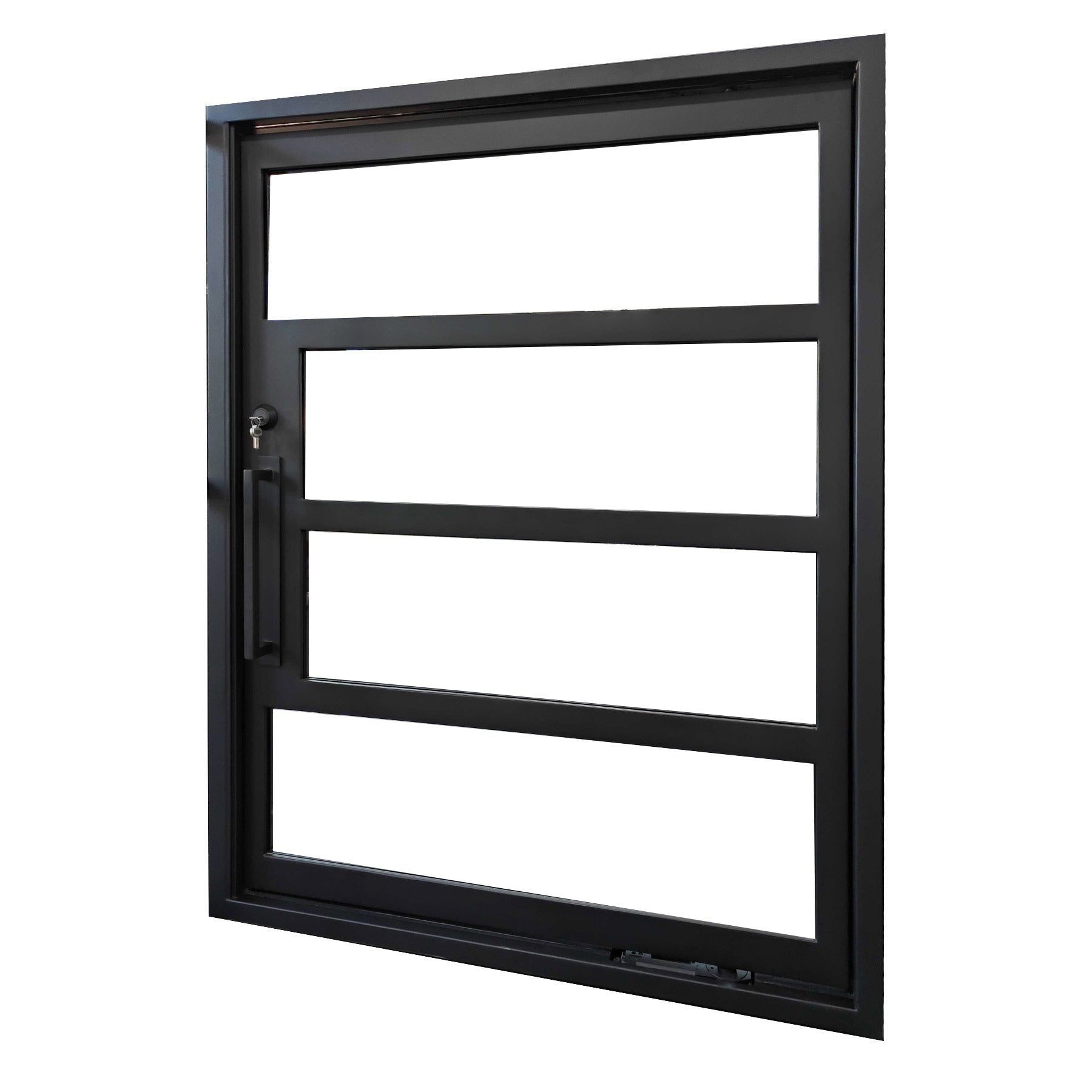 gloryirondoors custom made 6x8 iron pivot door