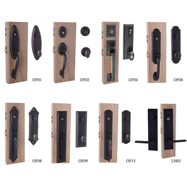 GID Fancy Scrolled Iron Front Signle Door with Narrow Sidelights ED187 - Gloryirondoors