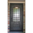 GID modern design iron exterior single door with bug proof screen