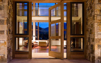 GID custom made wrought iron pivot door 