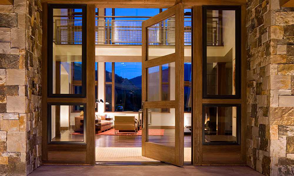 GID custom made wrought iron pivot door 