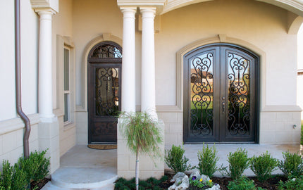 GID wrought iron front door