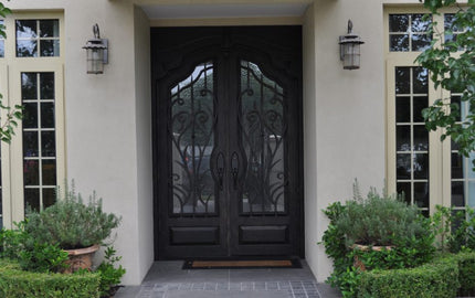 Glory Iron Doors custom made iron double front doors