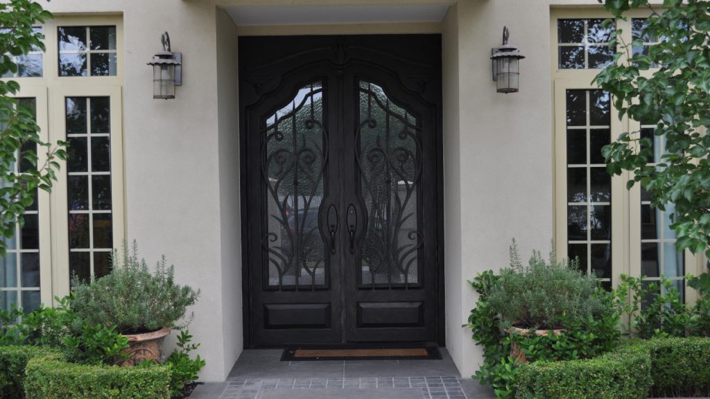 Glory Iron Doors custom made iron double front doors