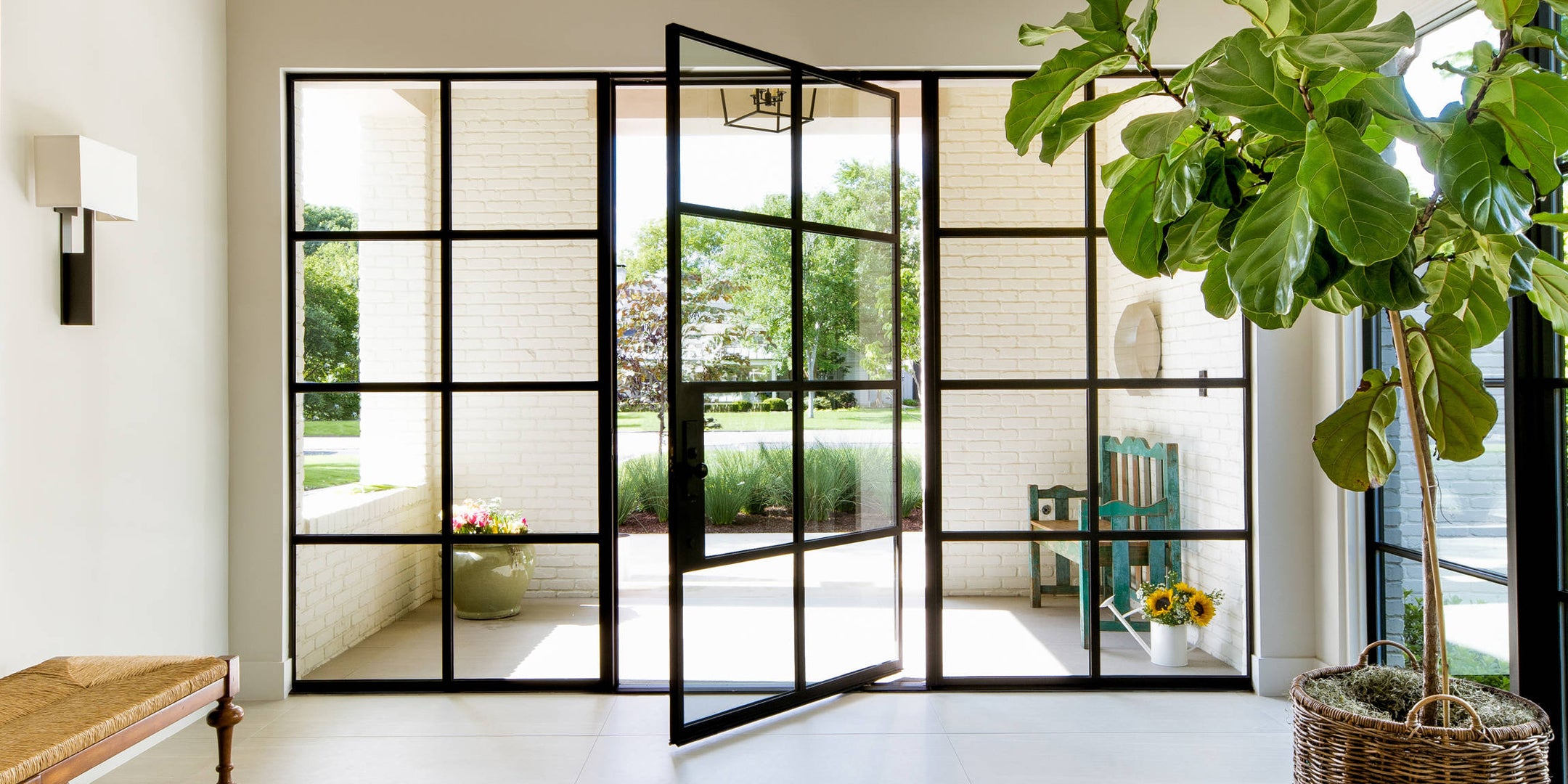 GID thermal break iron pivot doors collection