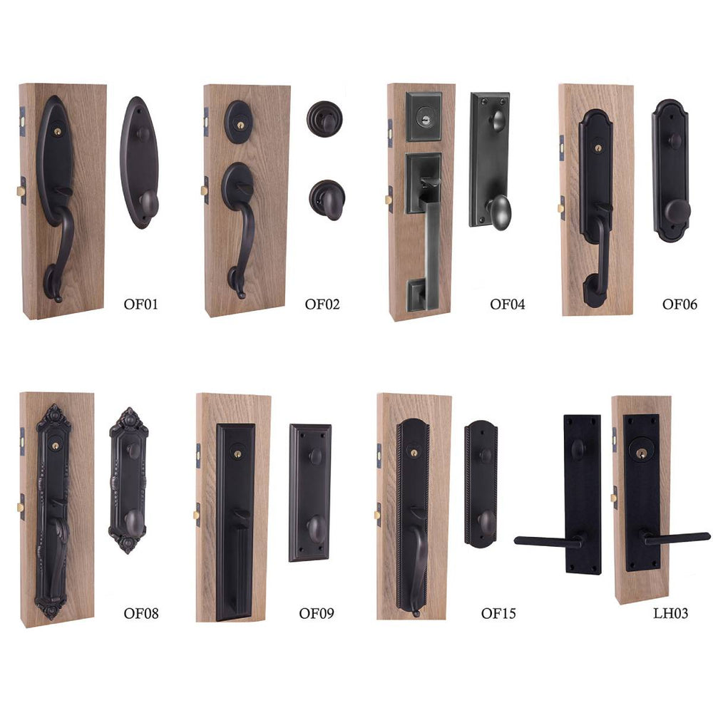 GID PreHung Doulble Iron Front Door With Aquatex Glass ED433