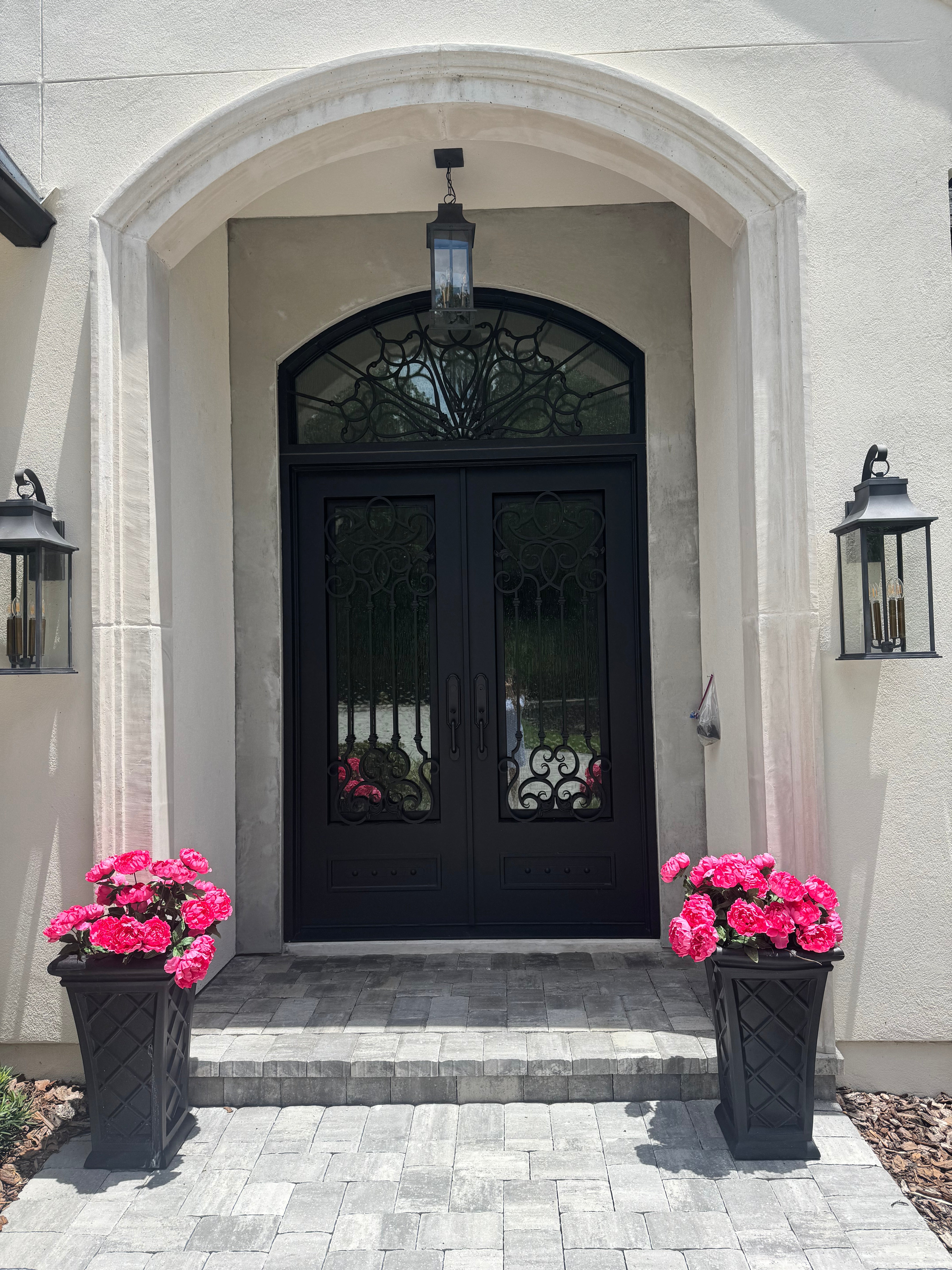 gloryirondoors high quality iron entry double door