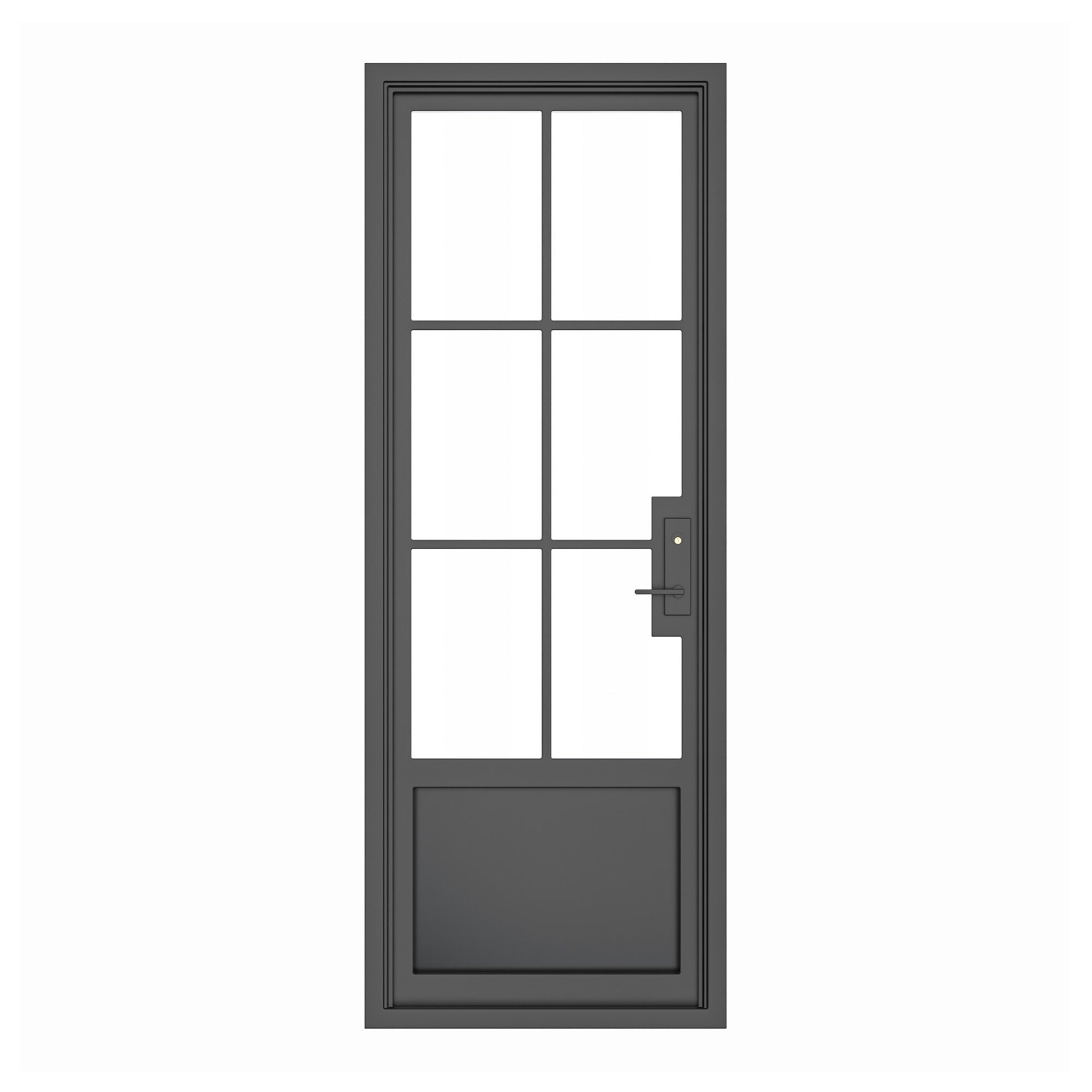 gloryirondoors iron front french door with kickplate