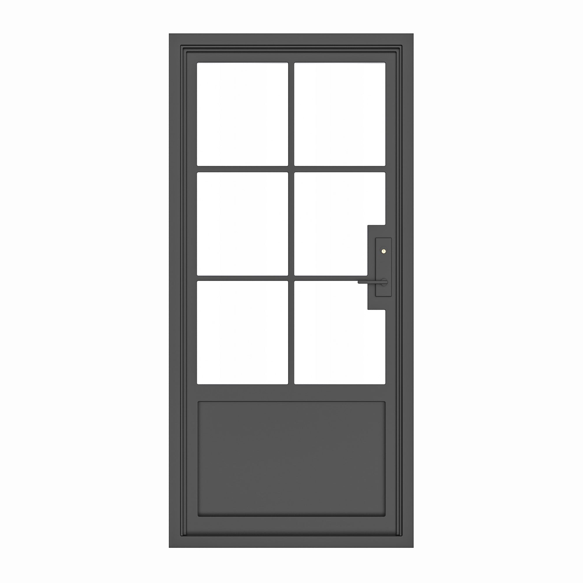 glory iron doors iron front single french door with black color finish