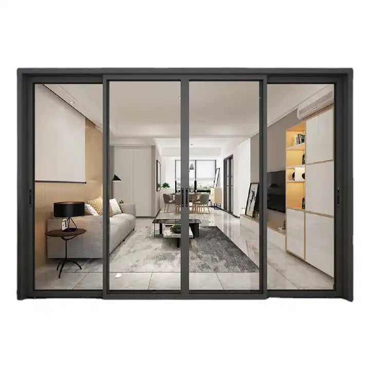 GID Custom Design Aluminum Alloy Living Room Sliding Door ASD001