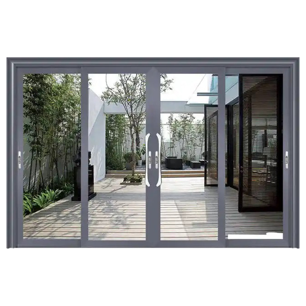 gloryirondors french style four panels aluminum sliding doors