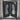 gid iron wrought door with square top and black color 