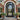 Thermal Break Round Top Iron Entry Door with Sidelights and Transom TED454