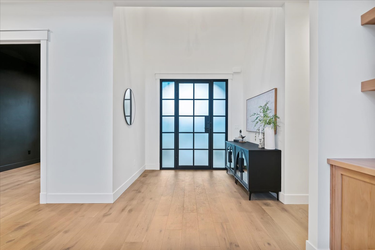 Large Glass Iron French Double Door with Two Sidelights | FD225