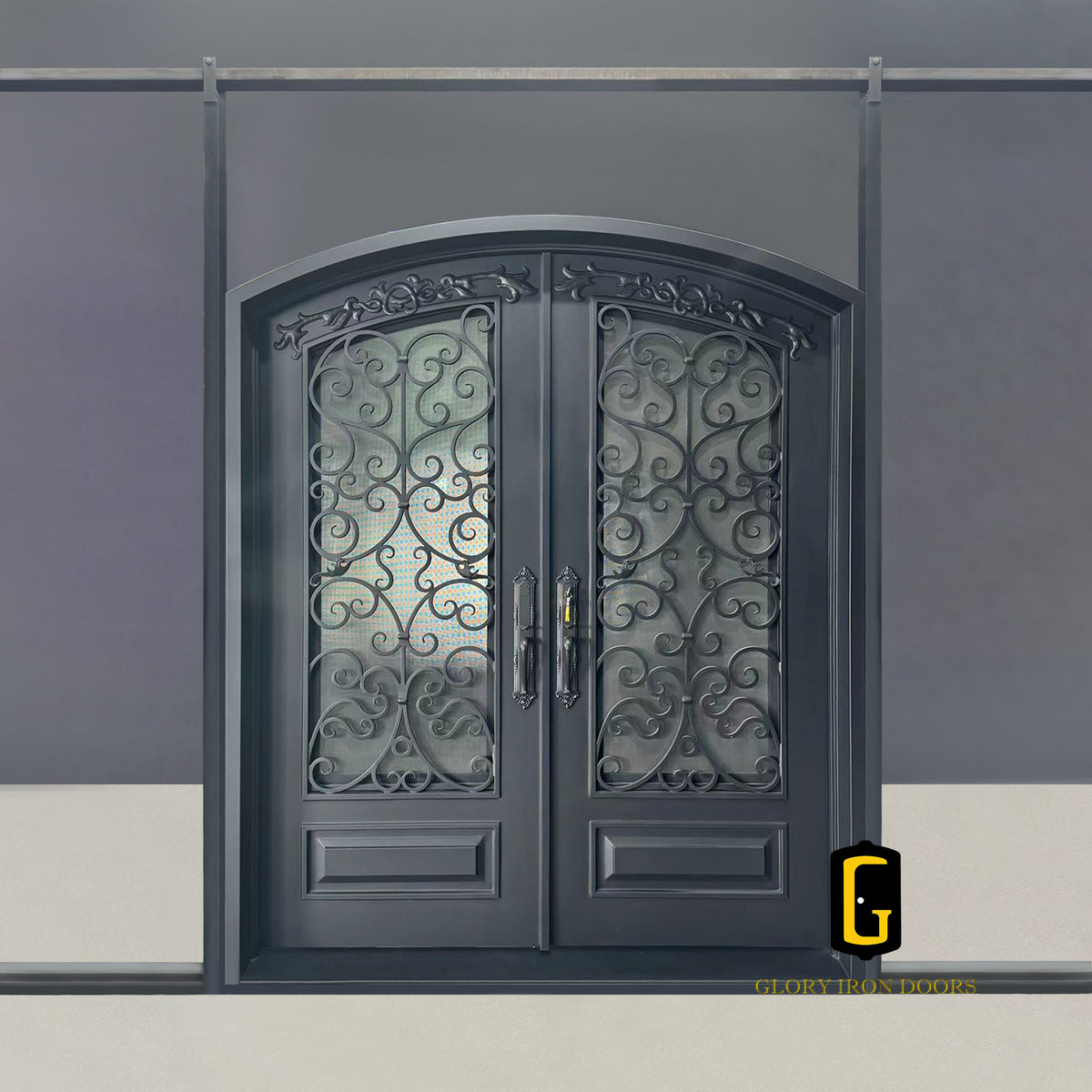 TED427 Thermal Break Iron Entry Door custom door