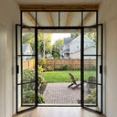 GID Steel French Double Door with Transom