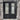 gid thermal break wrought iron door with kickplate and square top