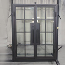 gid thermal break iron frech door with 8 lites
