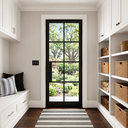 GID Steel Single Door with 8 lite Design