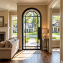 Glory Iron Doors Steel Single Door with Clear Glass
