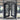 gid arched top iron double door with eleagant scrollwork