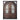 big size square top round inside wrought iron double door