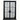 Modern iron French door with privacy glass