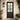 Thermal break steel French single door with frosted glass and kickplate