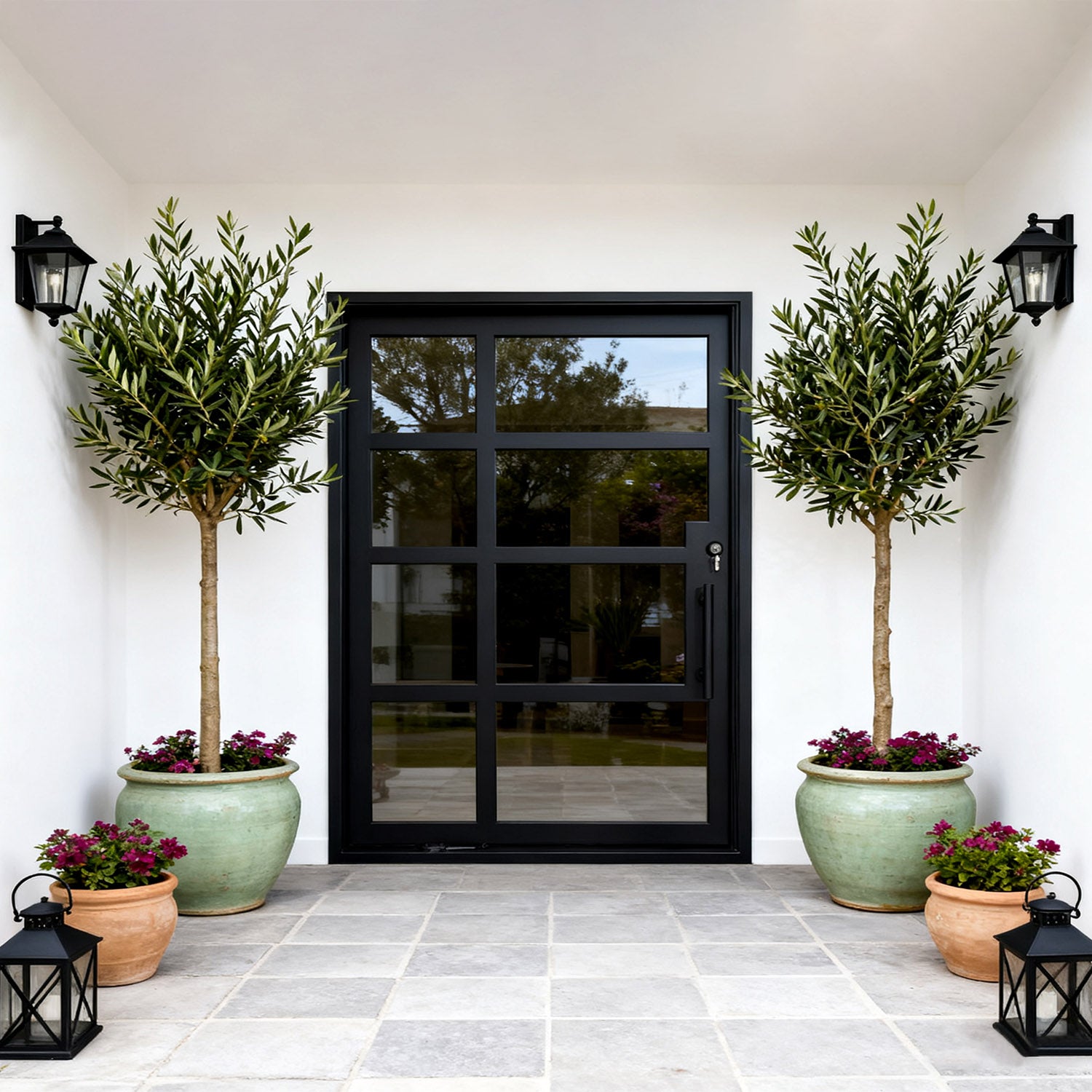 gloryirondoors modern wrought iron pivot door with glass