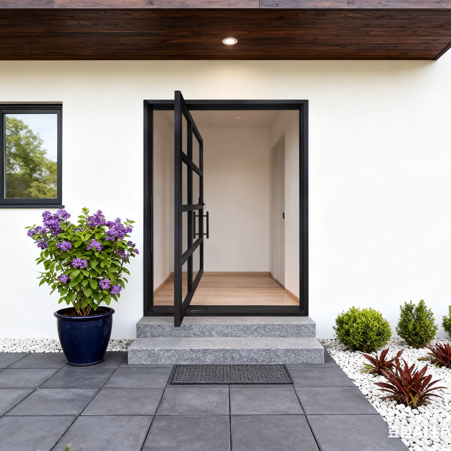 gloryirondoors modern wrought iron pivot door with custom size