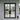 Square Top Steel French Double Door with Tempered Glass | FD109