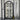 Black iron french double door with 4lites