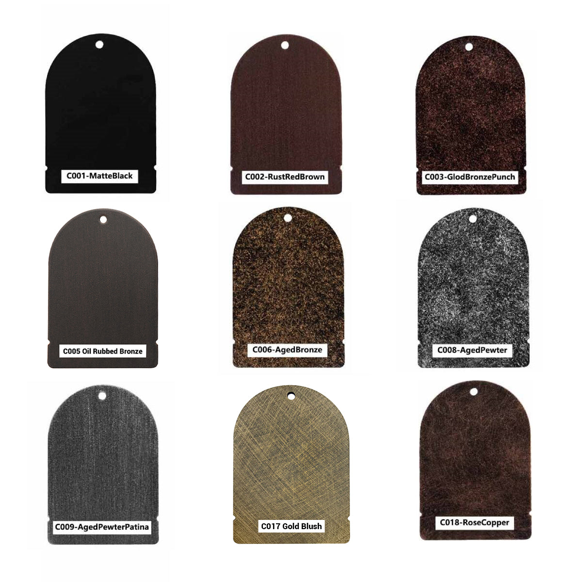 GID iron door color pack 9 colors